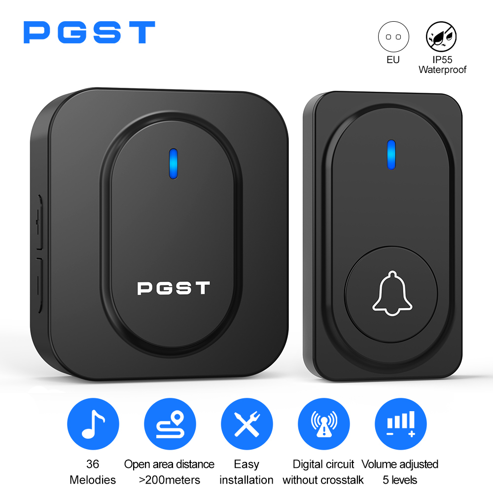 Home Security Bell - Беспроводной дверной звонок PGST с 36