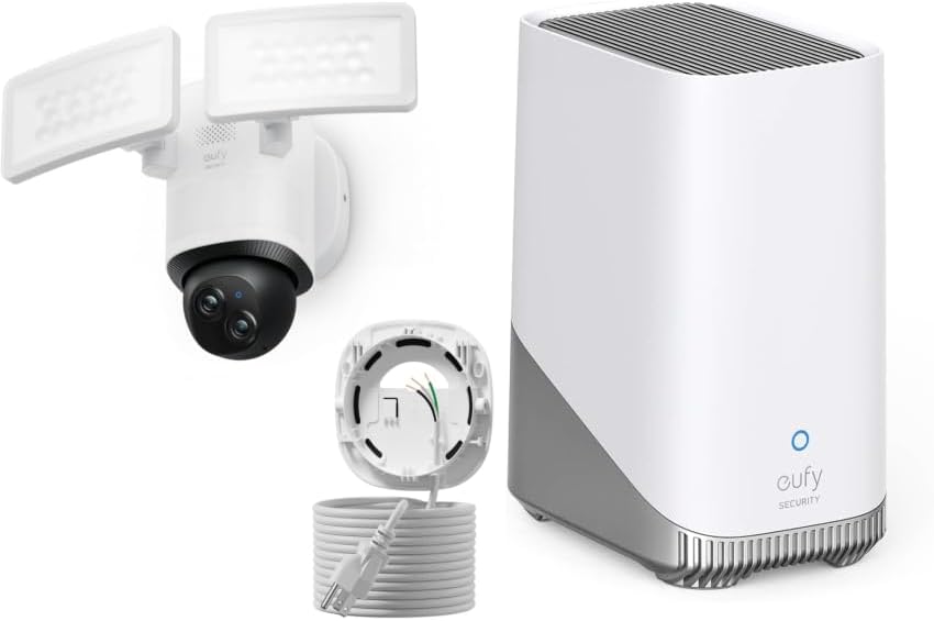 Home Security No Monthly Fee - Уличная камера-прожектор с кабелем переменного тока