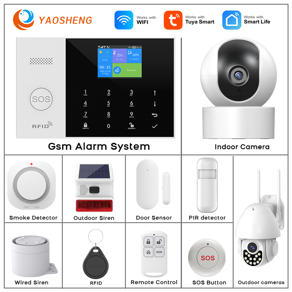 Home Security No Wifi - 4G сигнализация, домашняя Wi-Fi сигнализация, резозиционная