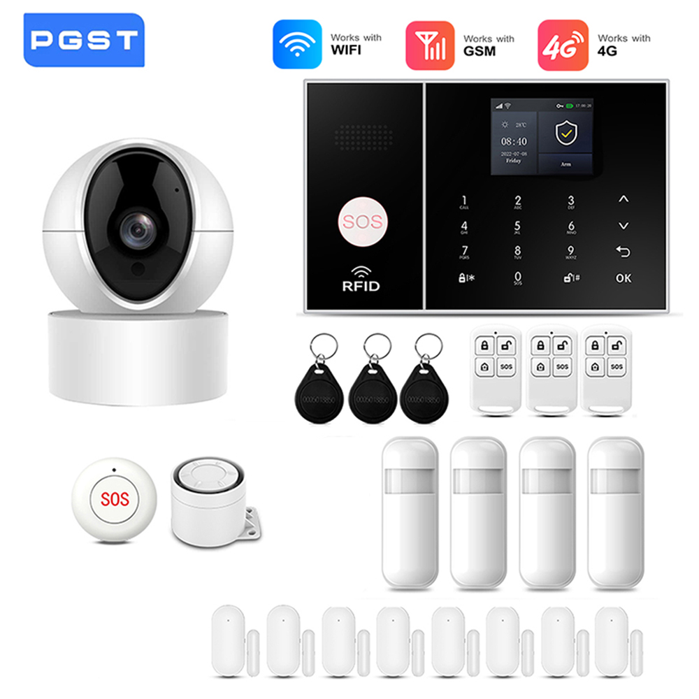 Home Security No Monthly Fee - Умная система сигнализации для дома 4G