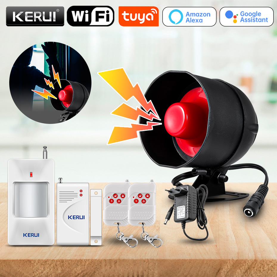 Home Security No Wifi - KERUI Tuya Smart WIFI Беспроводная система