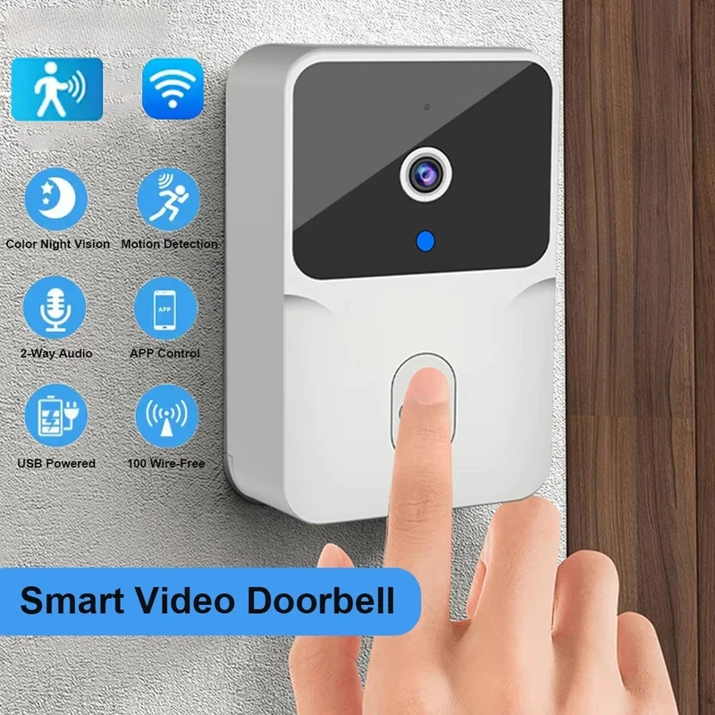 Home Security Bell - Умный Wi-Fi видеодомофон с беспроводной связью,