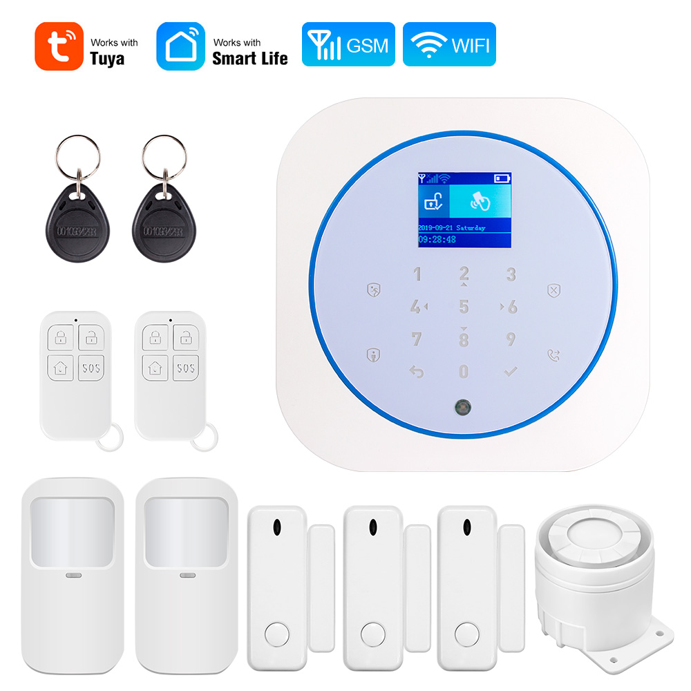 Sim Gsm Alarm - KERUI G12 Домашняя охранная сигнализация GSM-соединение