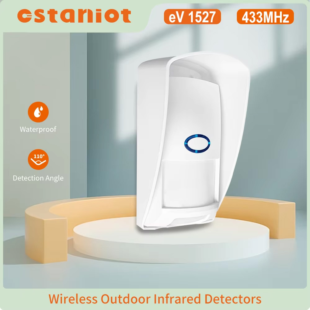 Home Security Yard Sign - Staniot 433Mhz Мини Открытый PIR Детектор