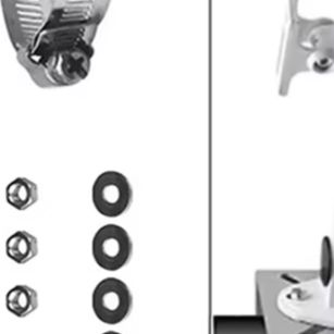 Home Security Ring Camera - Вертикальное крепление на столб из нержавеющей