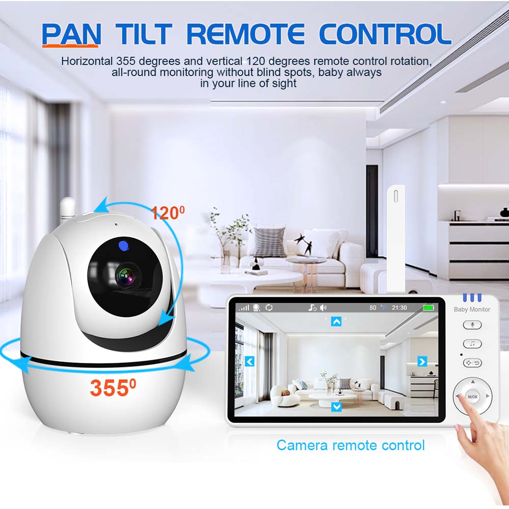 5-дюймовая видеоняня, внутренн – обзор и цена Home Security Deals