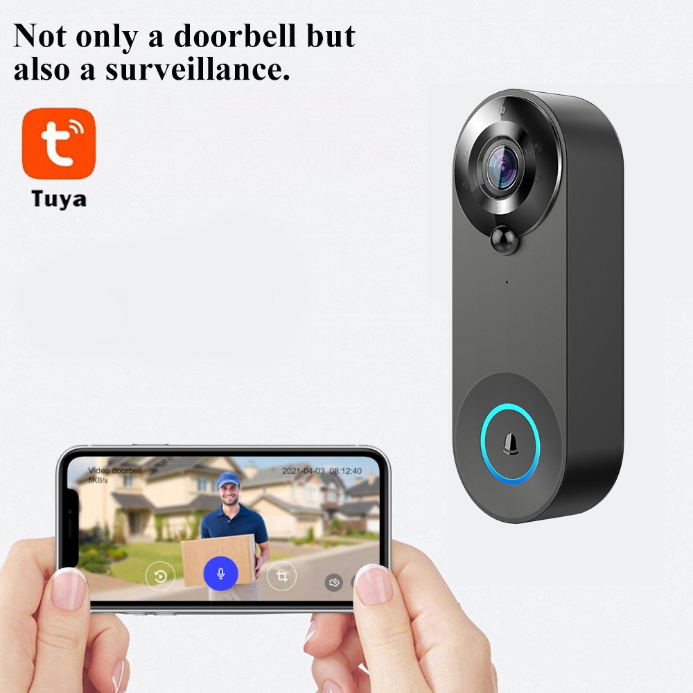 Tuya 1080P беспроводной Wi-Fi  – обзор и цена Home Security Bell