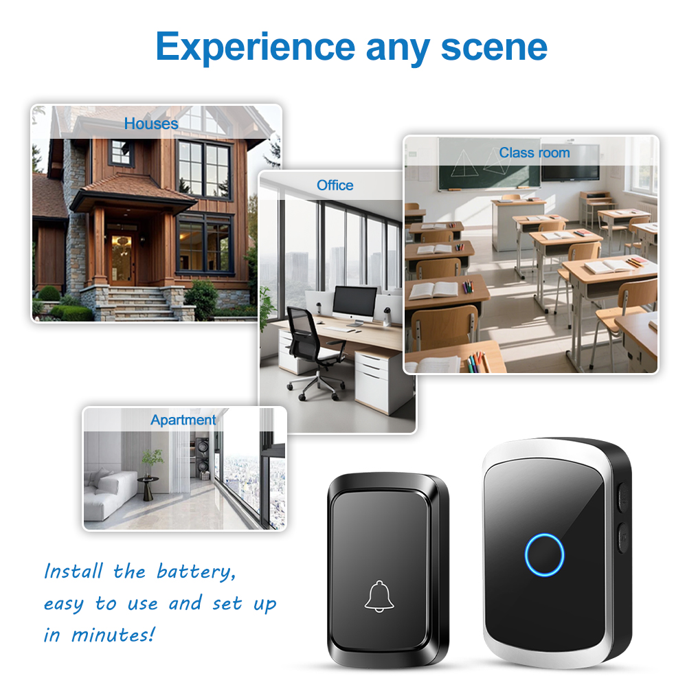 Умный беспроводной дверной зво – обзор и цена Home Security Bell