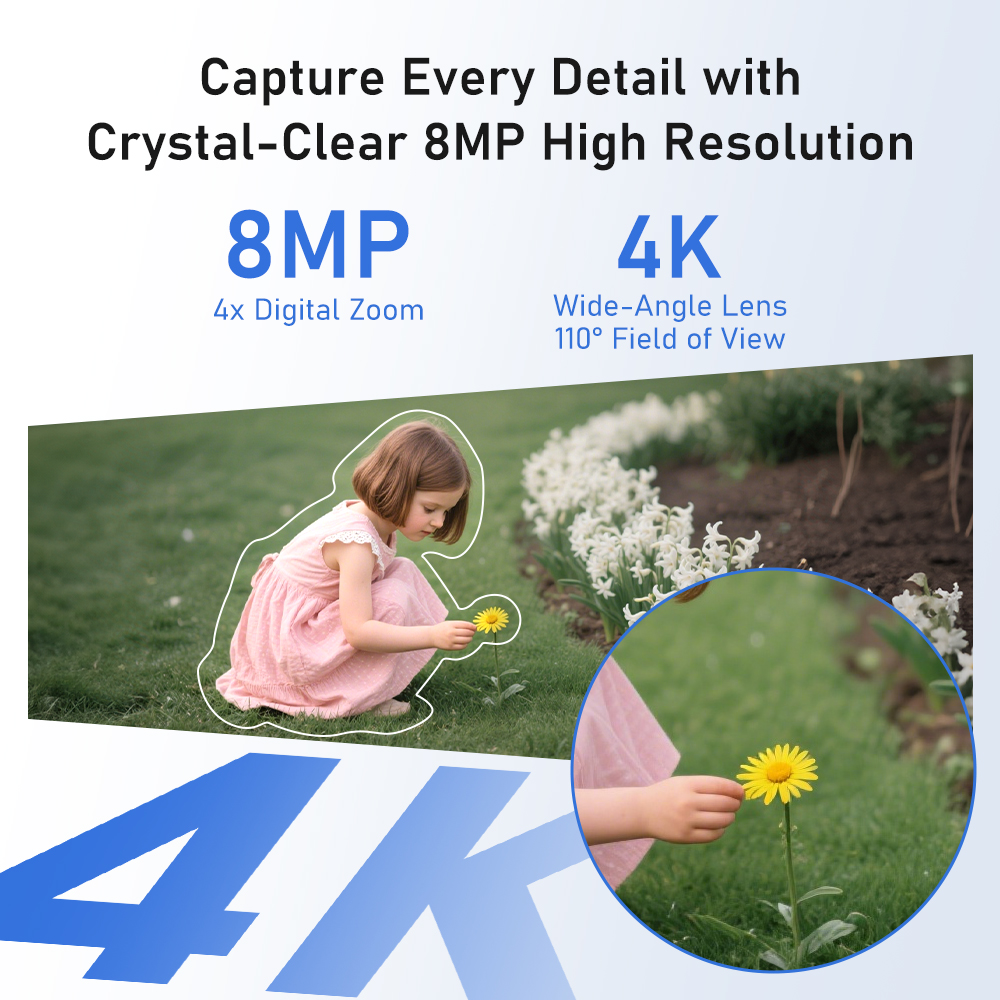 8-мегапиксельная 4K солнечная  – обзор и цена Home Security Systems With Cameras