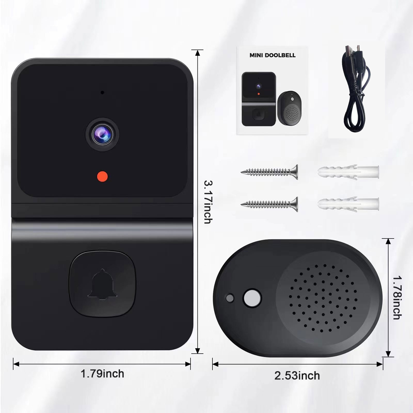 Беспроводной дверной звонок с  – обзор и цена Home Security Ring Camera