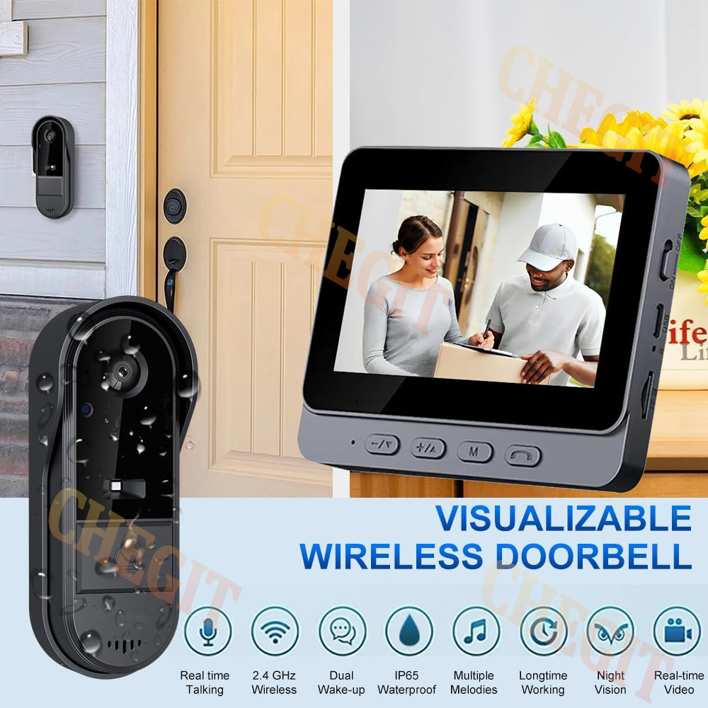 Беспроводной Wi-Fi дверной зво – обзор и цена Home Security Bell