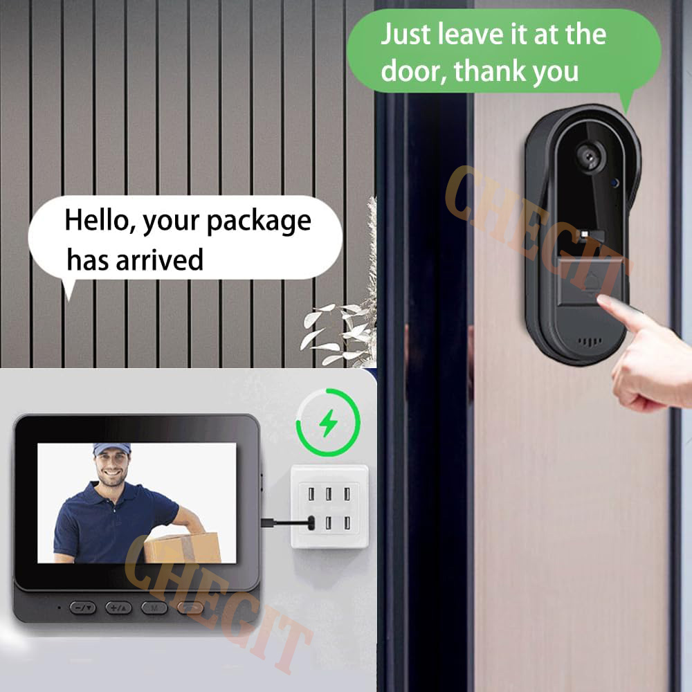 Беспроводной Wi-Fi дверной зво – обзор и цена Home Security Bell