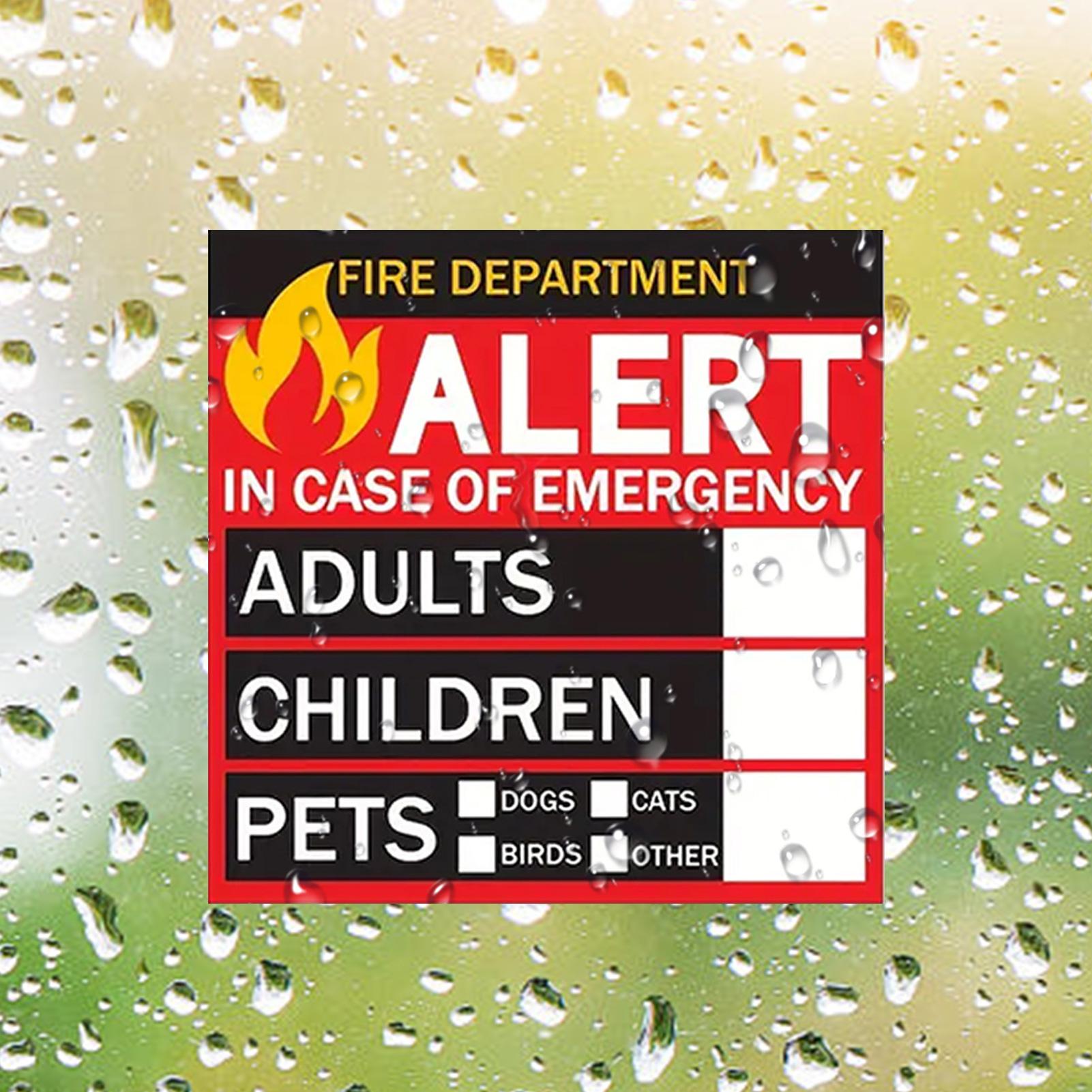 Наклейка-указатель о присутств – обзор и цена Home Security Department Us