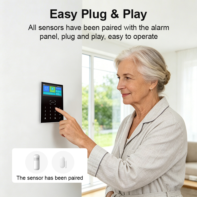 GSM WiFi сигнализация для дома – обзор и цена Home Security No Monthly Fee