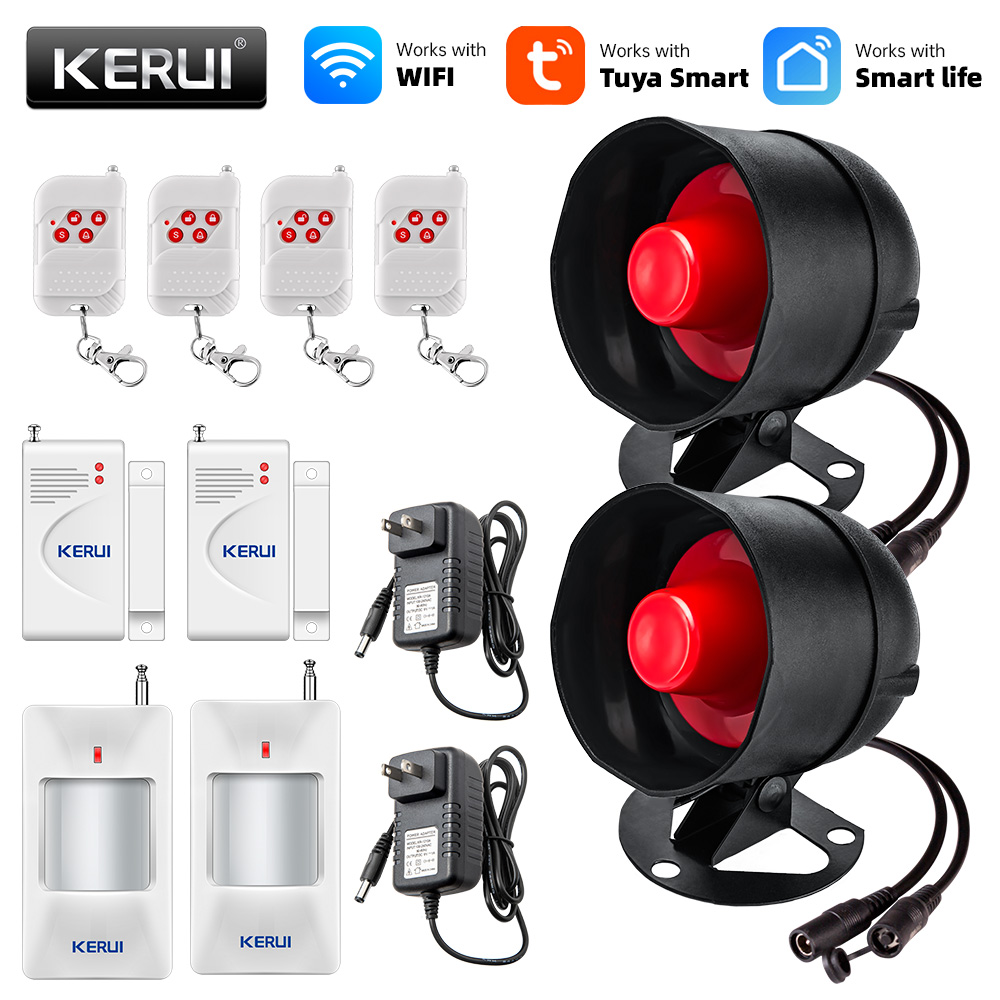 KERUI Tuya Smart WIFI Беспрово – обзор и цена Home Security No Wifi