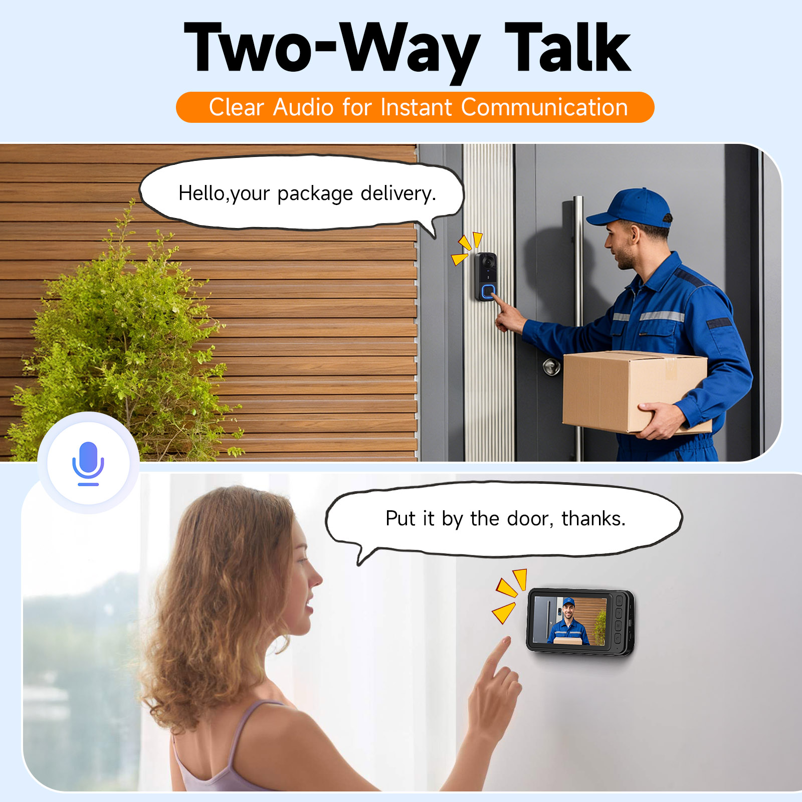 Видеодомофон с HD-камерой, ноч – обзор и цена Home Security No Monthly Fee