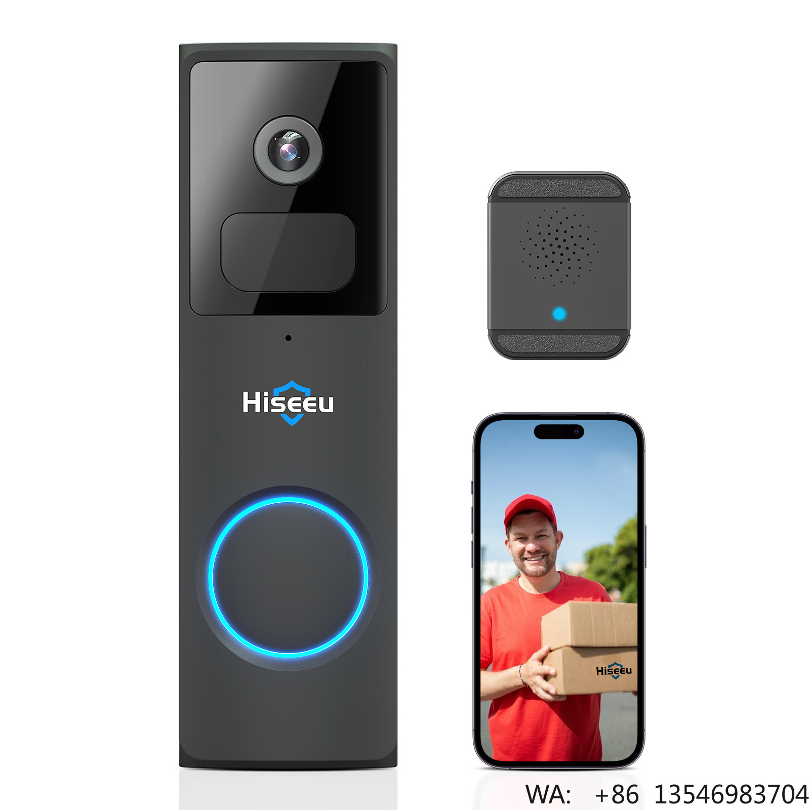 Видеодомофон Hiseeu 1080P с Wi – обзор и цена Home Security Ring Camera