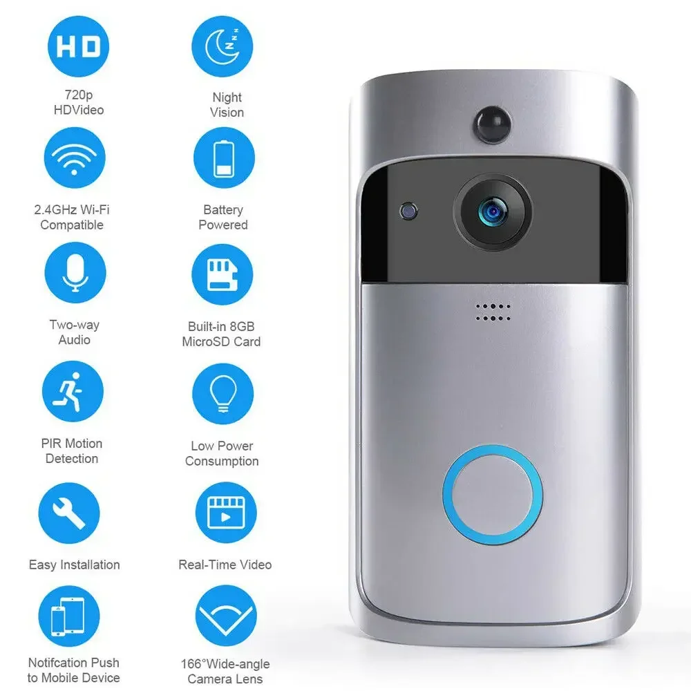 Новый беспроводной Wi-Fi видео – обзор и цена Home Security Bell