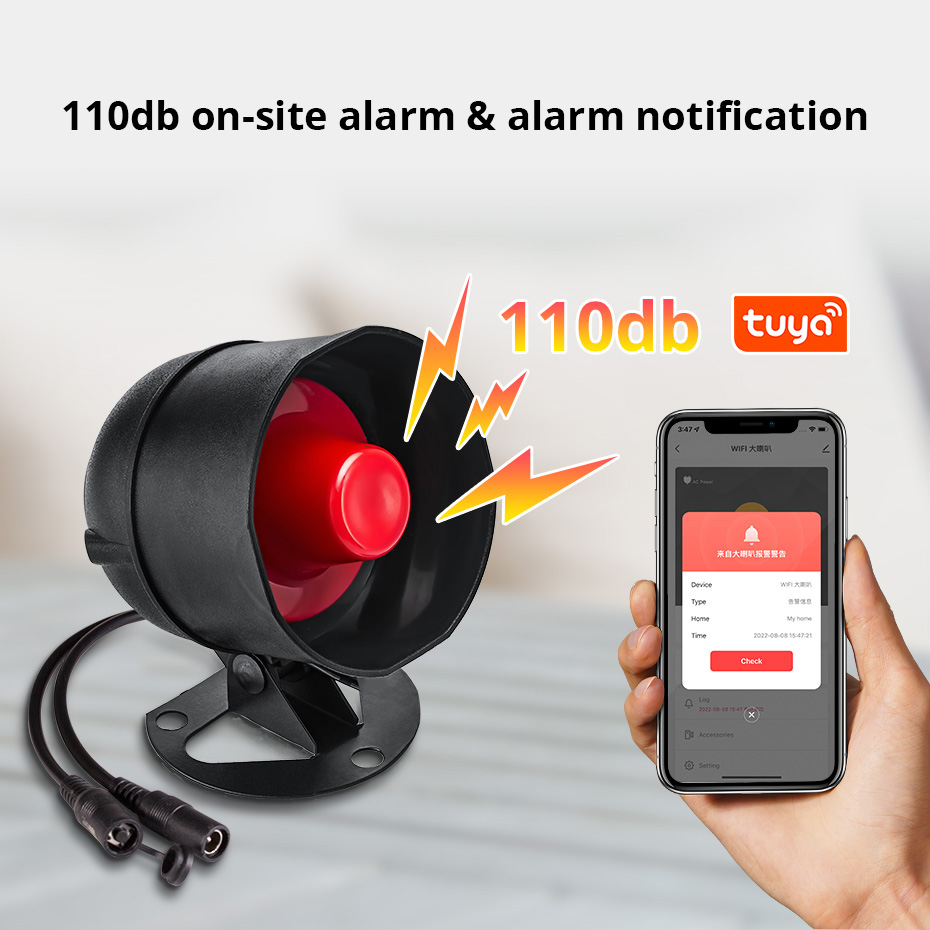 Громкий динамик KERUI Tuya с W – обзор и цена Home Security No Wifi
