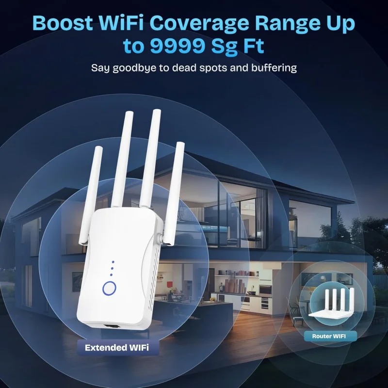 Двухдиапазонный Wi-Fi репитер  – обзор и цена Home Security No Wifi