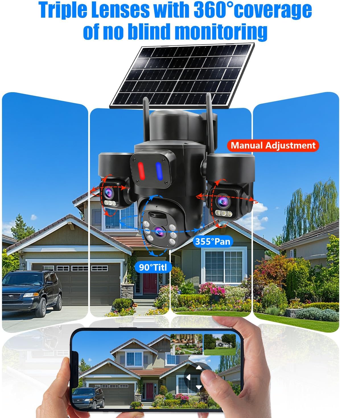 Уличная солнечная камера видео – обзор и цена Home Security No Monthly Fee