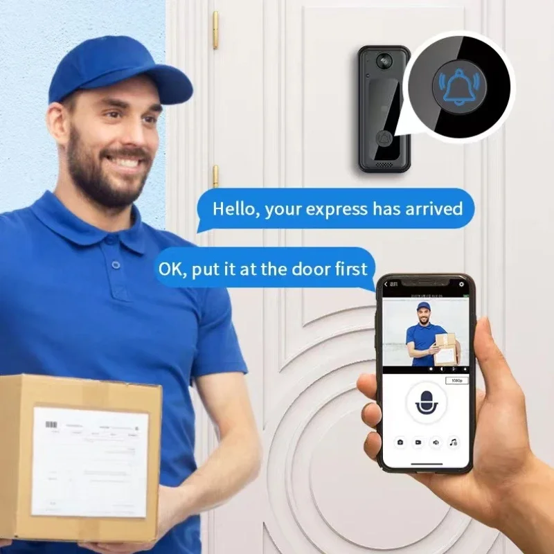 Беспроводные дверные звонки Wi – обзор и цена Home Security Ring Camera