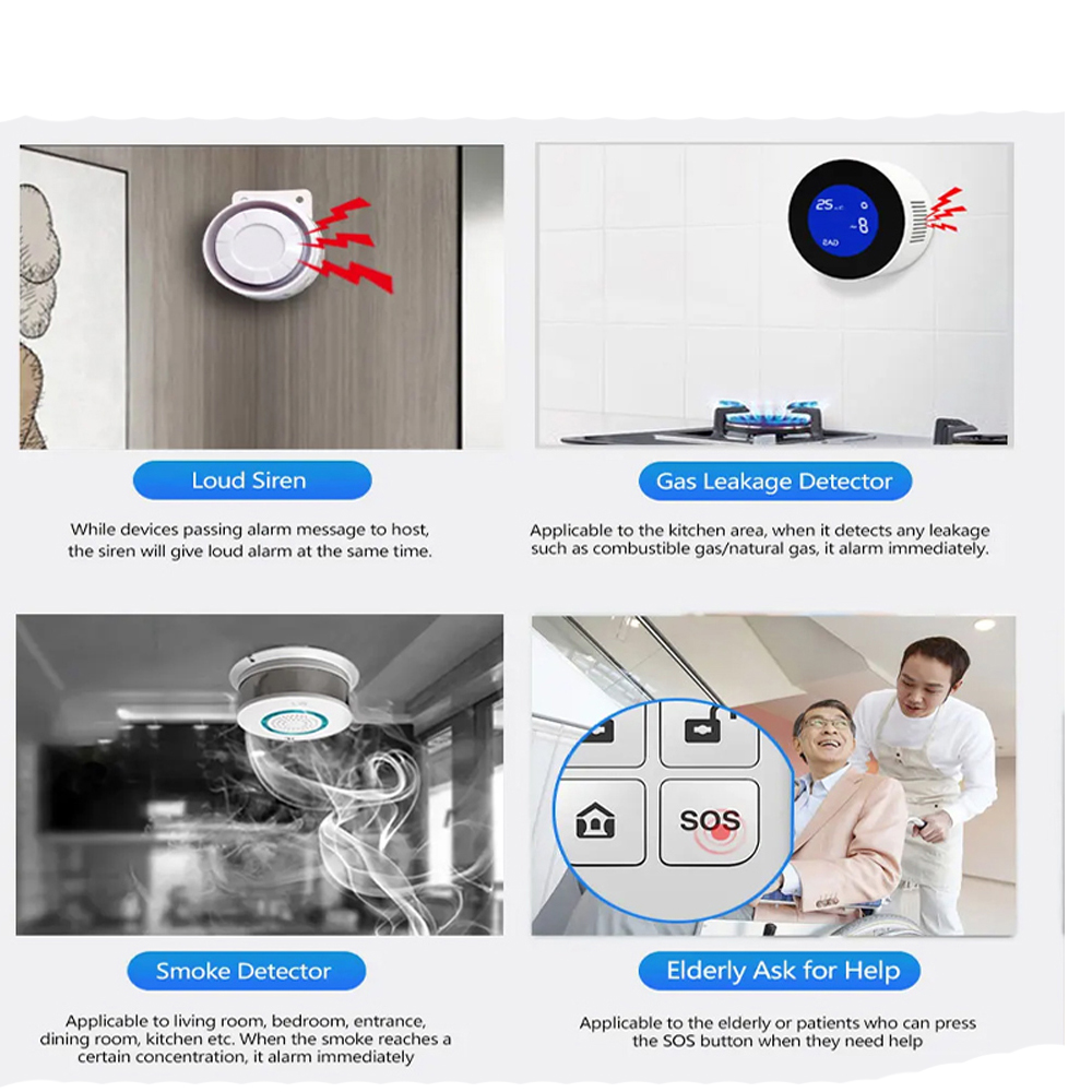 PGST 4G Tuya Умная домашняя си – обзор и цена Home Security No Wifi